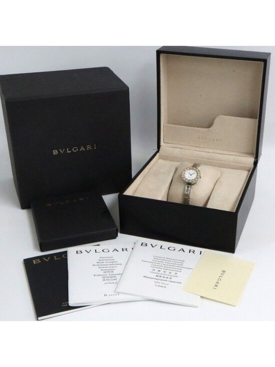Bvlgari B.zero1 Bz22 S White SS Quartz Bangle Watch main image 8